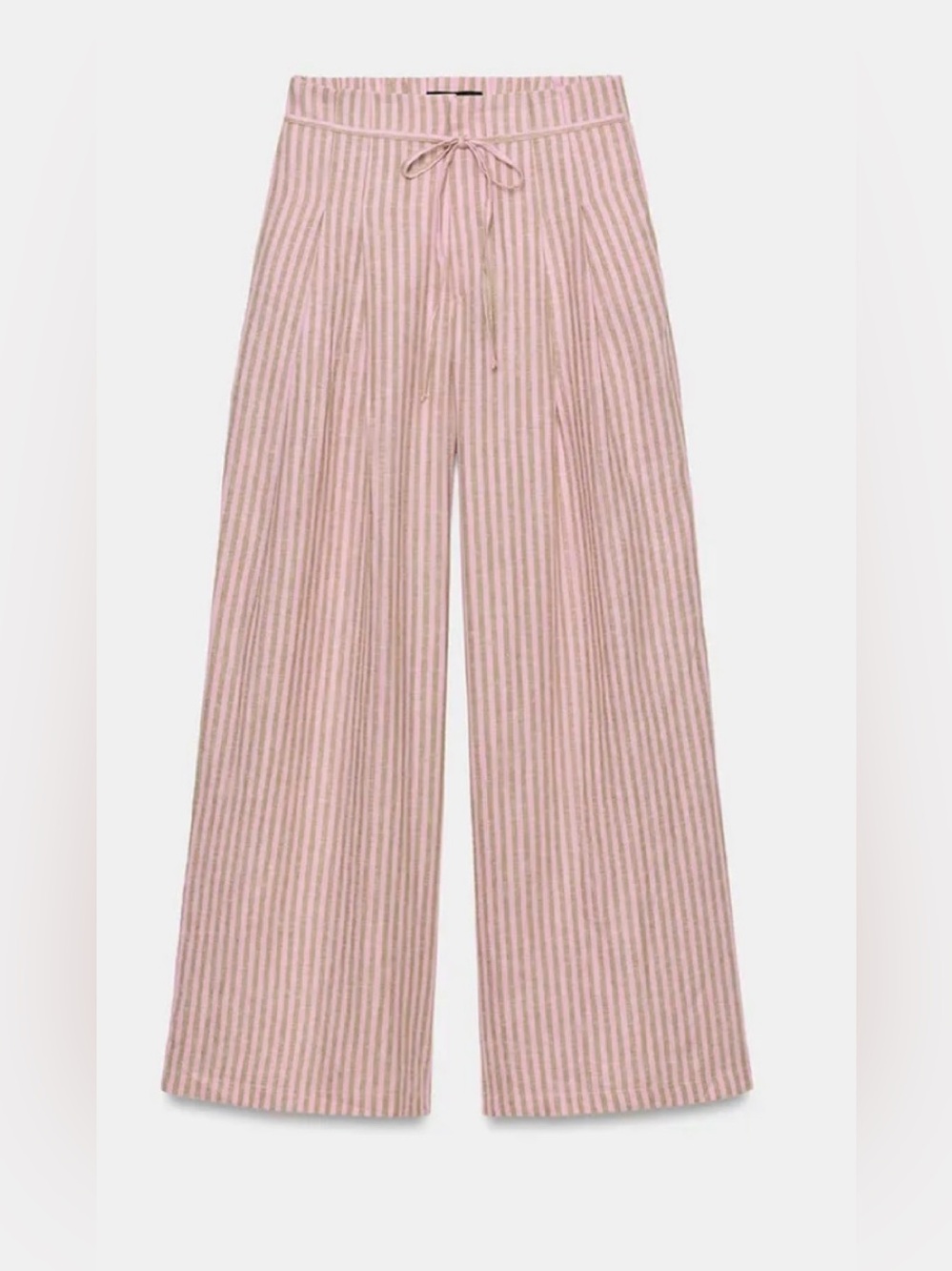 Zara Wide-Leg Striped Pants